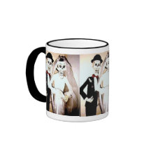 3 Happy Married Scary Couples Coffee Mug