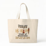 3 kinds of musicians tote bags