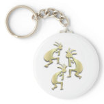 3 Kokopelli #16 Keychain