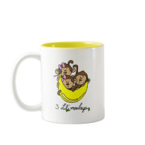 3 Li'l Monkeys Tshirts and Gifts Mug