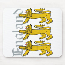 3 Lions England Mousepad