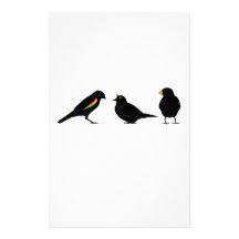 3 little birds by erndub stationery design