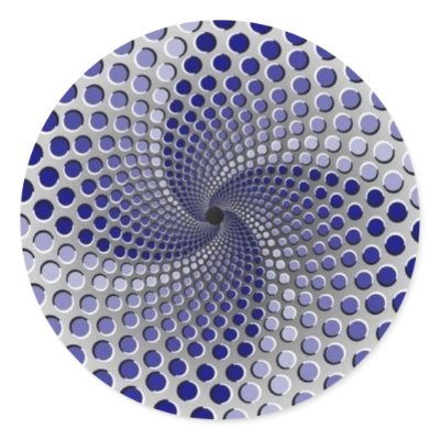 3 Moving Patterns Optical Illusion-2 Sticker by CreativeColours