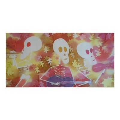 3 musicians photo greeting card by Lizzer