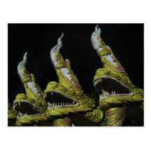 3 Nagas at Night Postcards