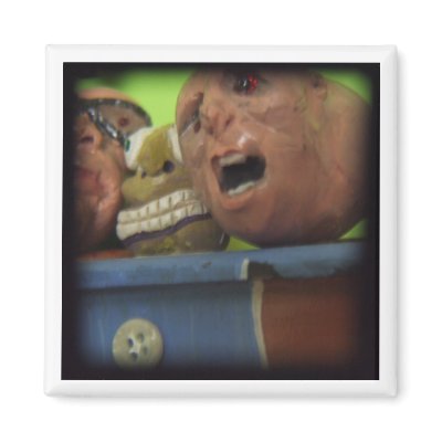 3 odd faces fridge magnet by kinymccarrick