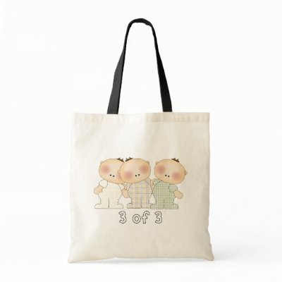 3 of 3 Triplets Bags by MishMoshTees