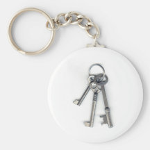 3 Old Keys Keychain