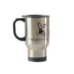 3 Orcas Playing Travel Mug