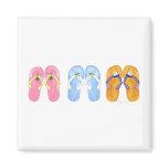 3 Pairs of Flip-Flops Magnet