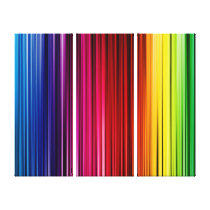 3-PANEL CANVAS ARTWORK - RAINBOW COLORS - GIFTS