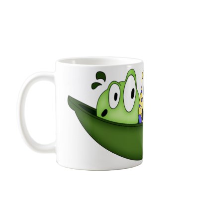 3 Peas In A Pod Coffee Mugs by jojosgarden