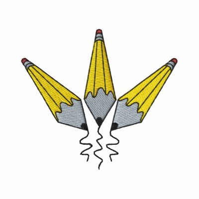 3 Pencils by ZazzleEmbroidery