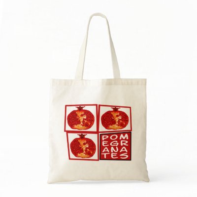 3 Pomegranate fruits Bag by mystic_persia