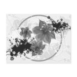 3 Pretty Flowers - B&W Infrared