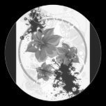 3 Pretty Flowers - B&W Infrared stickers