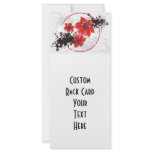 3 Pretty Flowers - Color Custom Rack Cards