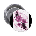 3 Pretty Flowers - Pink buttons