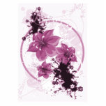 3 Pretty Flowers - Pink Cut Outs