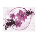 3 Pretty Flowers - Pink