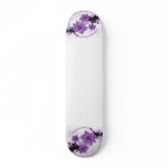 3 Pretty Flowers - Purple skateboards