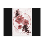 3 Pretty Flowers - Red