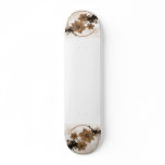 3 Pretty Flowers - Sepia skateboards