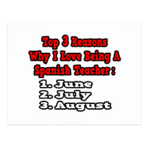3 Reasons I Love Being a Spanish Teacher Postcards