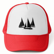 3 Sailboats Trucker Hat