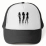 3 sexy siloettes mesh hat