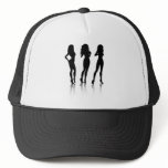 3 sexy siloettes hats