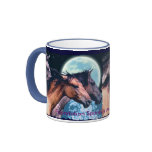 3 Spanish Mustangs Horse-Lover's Drinking Mug