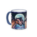 3 Spanish Mustangs Horse-Lover's Drinking Mug