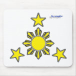 3 stars & a sun mouse mats