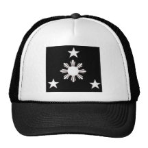 3 stars and a sun trucker hat