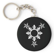 3 Stars and Sun Keychain