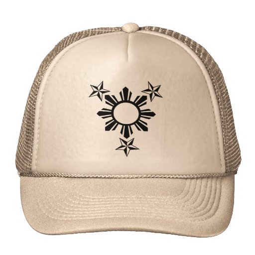 3 Stars and Sun Mesh Hats