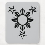 3 Stars and Sun Mouse Mats