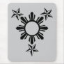 3 Stars and Sun Mouse Mats
