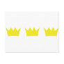 3 three king crowns post card