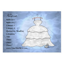 '3 Tier Taffeta' Profile Card Business Card Templates