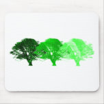 3 Trees Silhouette Mouse Pads