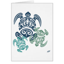3 Turtles Notecard