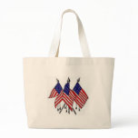 3 US Flags Tote Bag