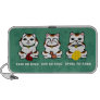 3 Wise and Lucky Neko Portable Speaker