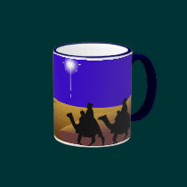 3 Wise Men Christmas Mug mugs