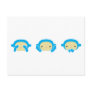 3 Wise Monkeys Post Cards