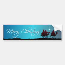 3 WISEMEN & STAR by SHARON SHARPE Bumper Stickers
