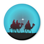 3 WISEMEN & STAR by SHARON SHARPE Refrigerator Magnets