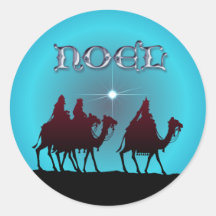 3 WISEMEN & STAR by SHARON SHARPE Stickers